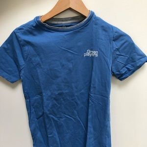 Blue short sleeves tee shirt